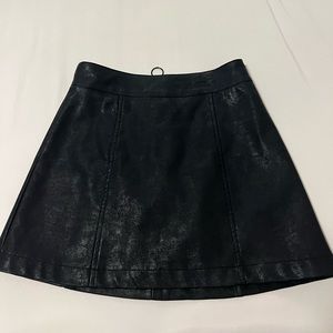 Leather skirt